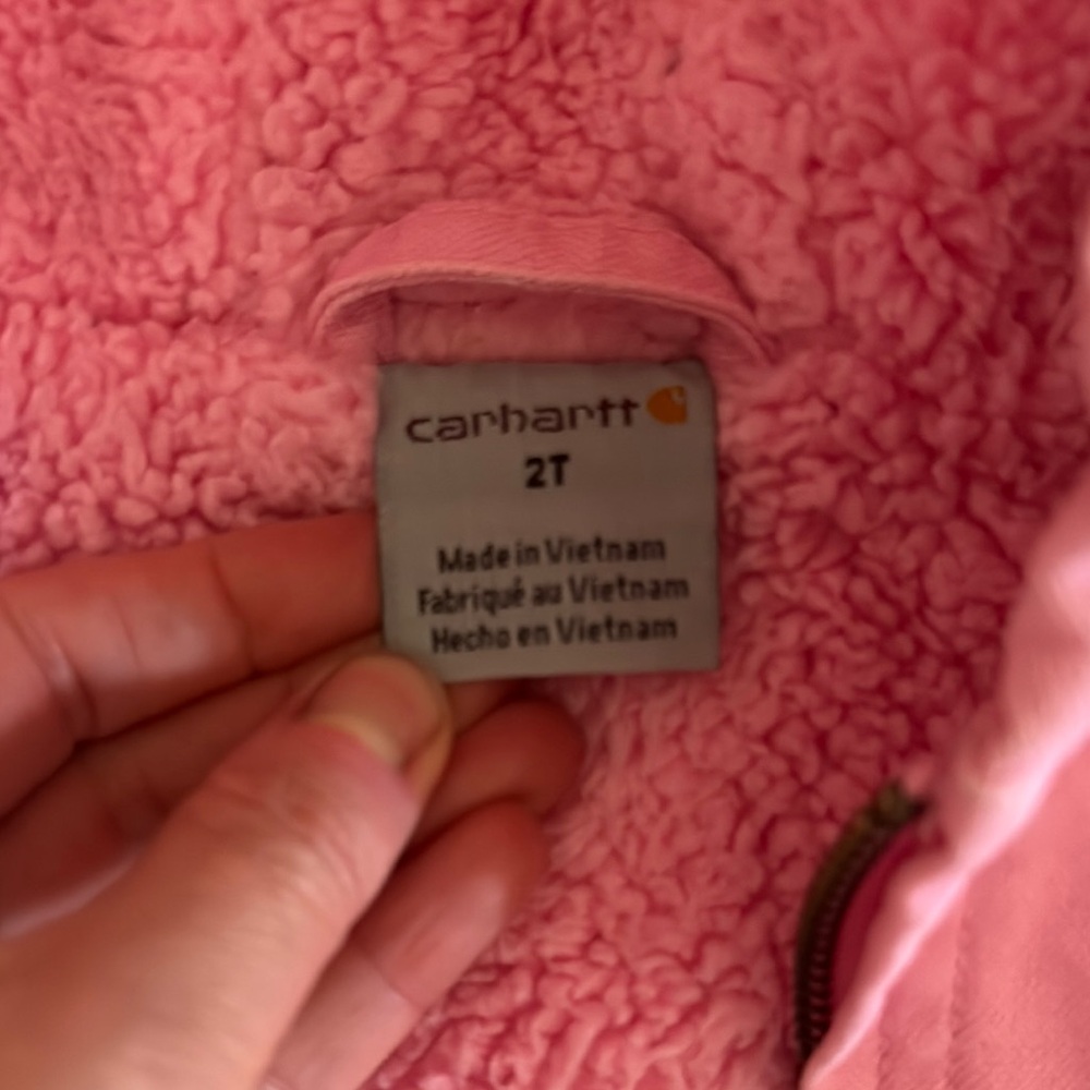 Carhartt Pink Puffer Jacket
